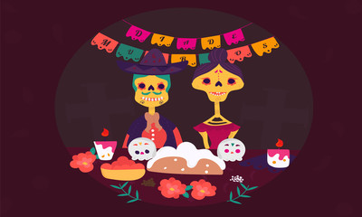 Figuras de día de muertos